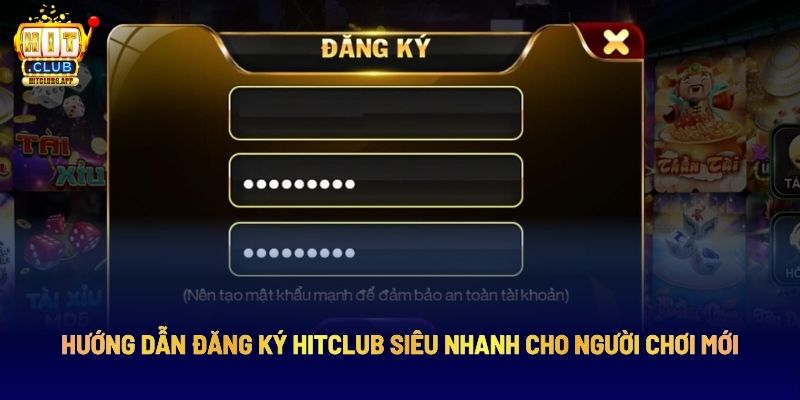 Đăng ký và điền thông tin tài khoản