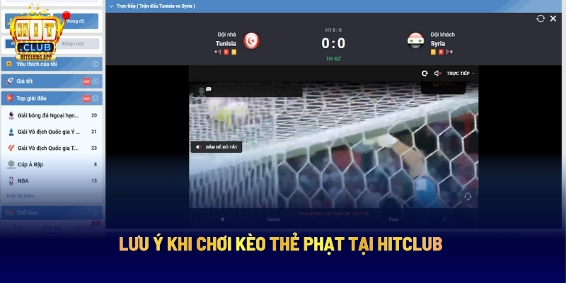 Lưu Ý Khi Chơi Kèo Thẻ Phạt Tại Hitclub