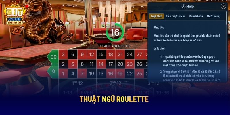 Thuật ngữ Roulette